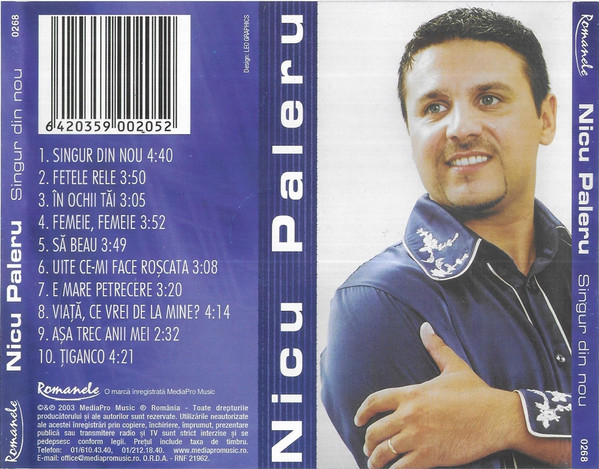 Nicu Paleru – Singur Din Nou (CD) [2]