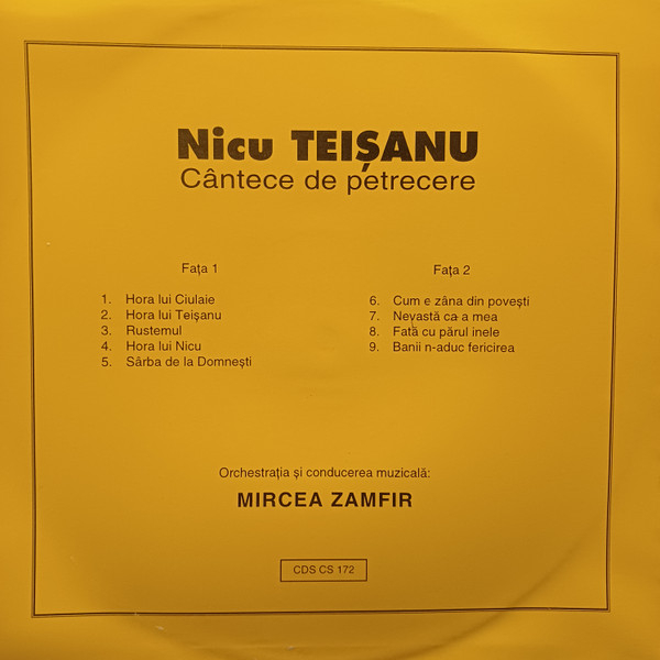 Nicu Teișanu – Cântece De Petrecere(VINIL) [2]