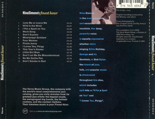 Nina Simone - Nina Simone's Finest Hour (CD) [2]