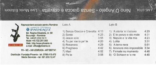 Nino D'Angelo - Senza Giacca E Cravatta , (Casetă Audio) [2]