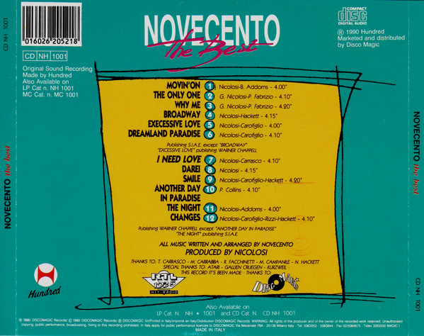 Novecento - The Best (CD) [2]