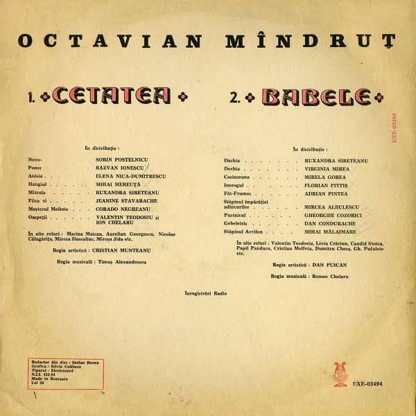 Octavian Mîndruț - Cetatea / Babele [2]