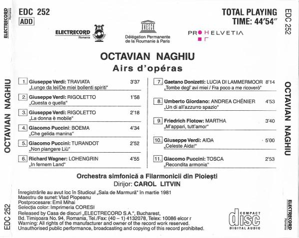 Octavian Naghiu - Arias D'Opéras [2]