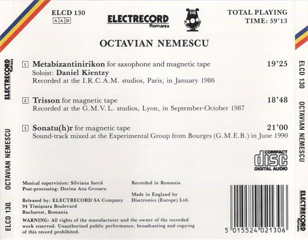 Octavian Nemescu - Metabizantinirikon / Trisson / Sonatur [2]