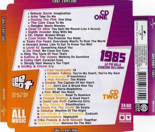 One Shot 1985 (CD) [2]