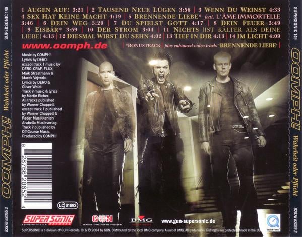 OOMPH! - Wahrheit Oder Pflicht [2]