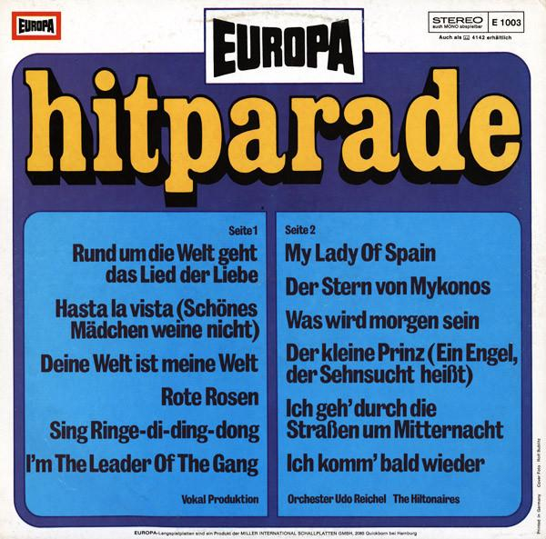 Orchester Udo Reichel - Europa Hitparade  6 (Disc Vinil) [2]
