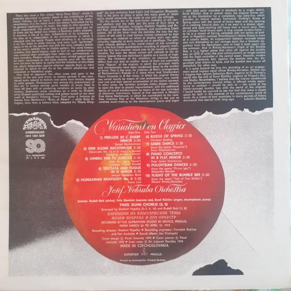 Orchestr Josefa Vobruby - Variations On Classics (Disc Vinil) [2]