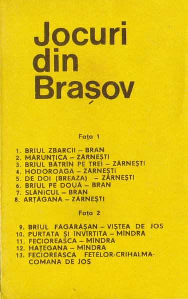 Orchestra Ion Albeșteanu - Jocuri Din Brașov (Caseta Audio) [2]
