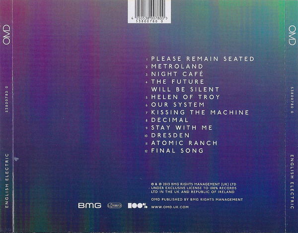 Orchestral Manoeuvres In The Dark - English Electric (CD) [2]