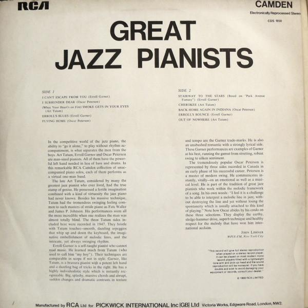 Oscar Peterson - Great Jazz Pianists [2]
