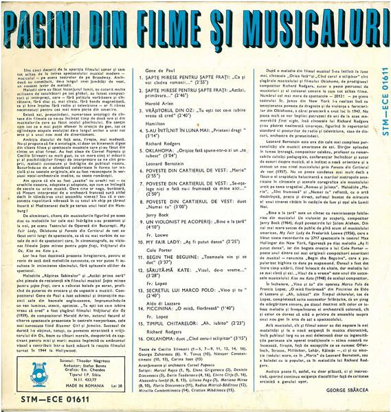Pagini Din Filme Și Musicaluri, (Disc Vinil) [2]