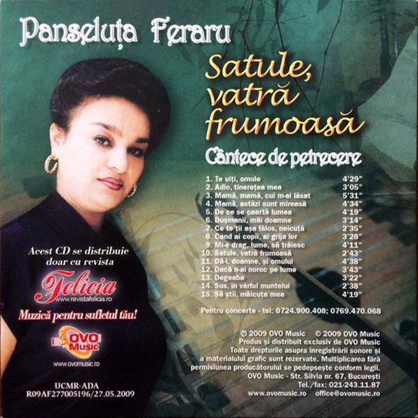 Panseluța Fieraru - Satule, Vatră Amară (Cântece De Petrecere) [2]