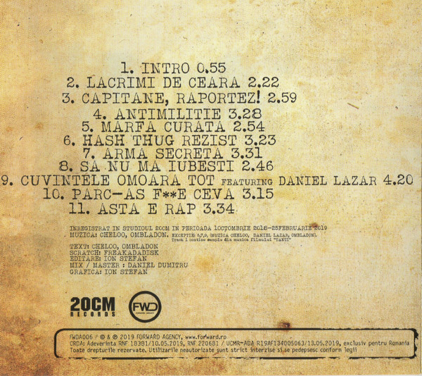 Paraziții – Arma Secreta (CD), (CD) [2]