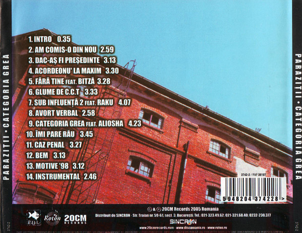 Paraziții - Categoria Grea (CD Audio) [2]