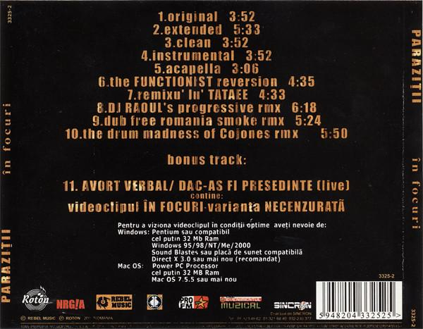 Paraziții - În Focuri (CD Audio) [2]