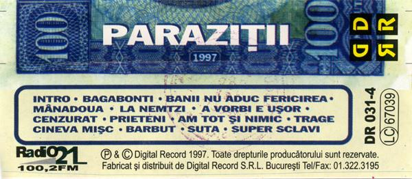 Paraziții - Suta, (Casetă Audio) [2]