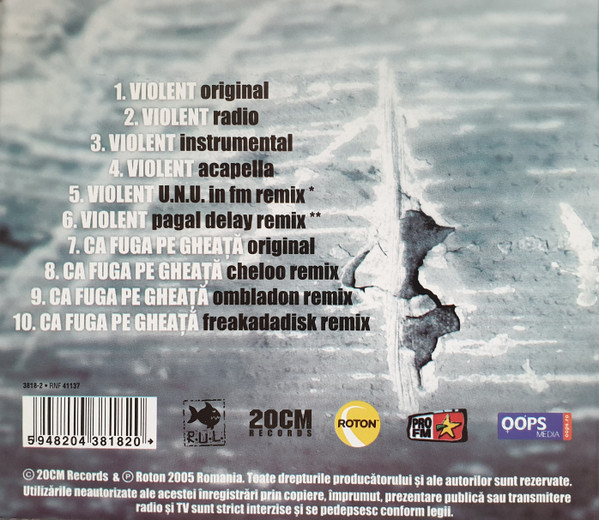 Paraziții - Violent (CD Audio) [2]