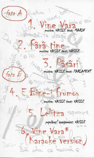 Parlament - Vina Vara, (Casetă Audio) [2]