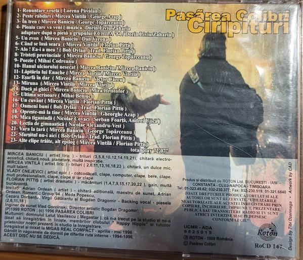 Pasărea Colibri - Ciripituri, (CD) [2]