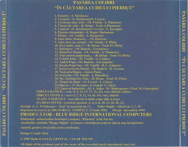 Pasărea Colibri - În Căutarea Cuibului Pierdut , (CD) [2]