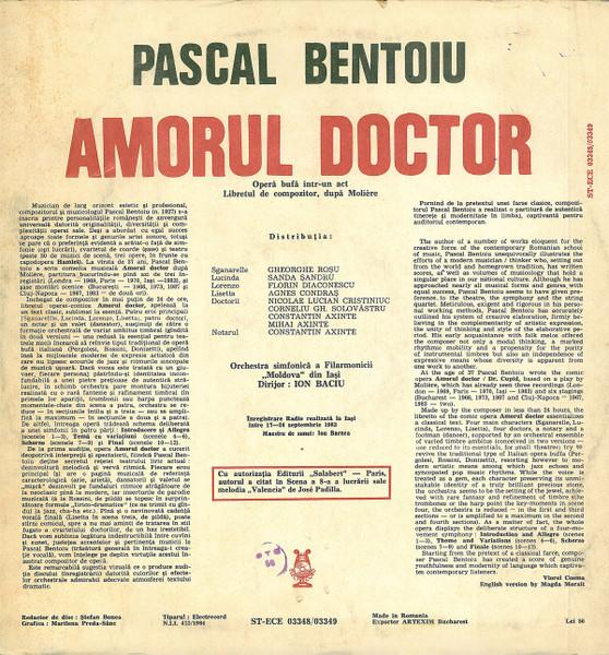 Pascal Bentoiu - Amorul Doctor = Dr. Cupid [2]