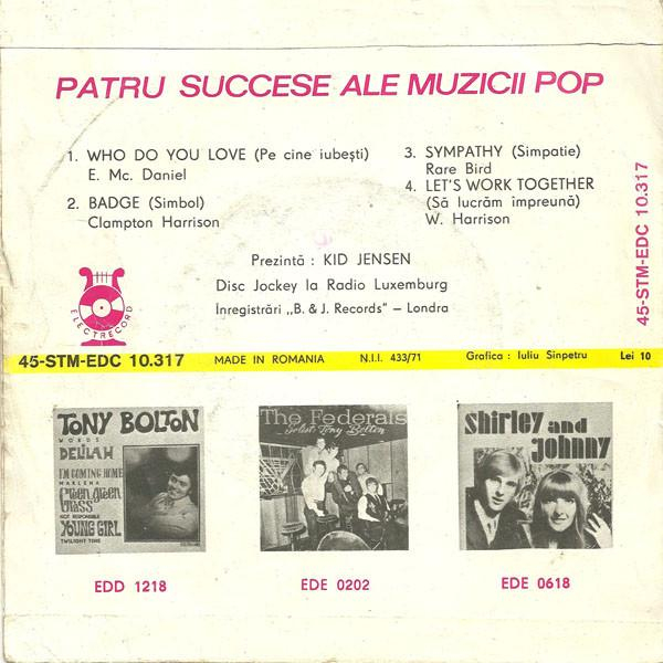 Patru Succese Ale Muzicii Pop (7 Inch) [2]