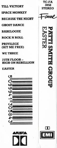 Patti Smith Group - Easter (Caseta Audio) [2]