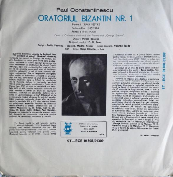 Paul Constantinescu - Oratoriul Bizantin De Crăciun [2]