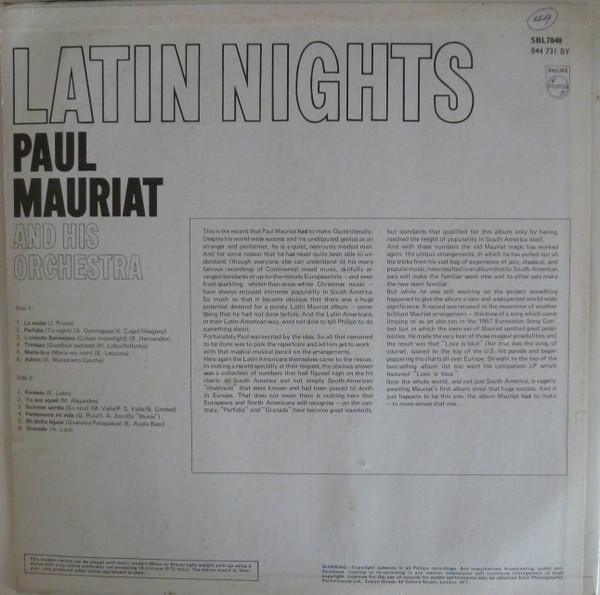 Paul Mauriat And His Orchestra - Latin Nights, (Disc Vinil) [2]