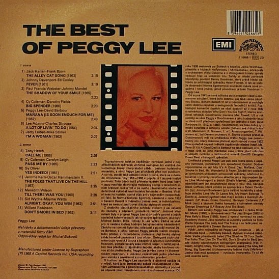 Peggy Lee – The Best Of Peggy Lee(VINIL) [2]