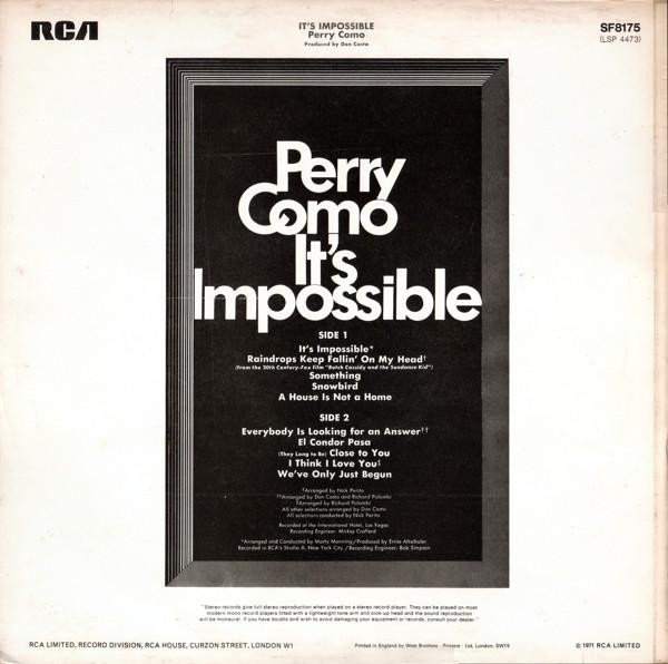 Perry Como - It's Impossible [2]