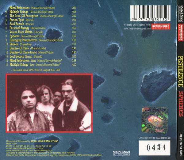 Pestilence – Spheres (CD) [2]