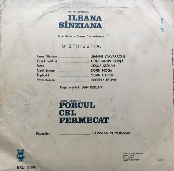 Petre Ispirescu - Ileana Sînziana / Porcul Cel Fermecat (Disc Vinil) [2]
