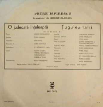 Petre Ispirescu - O Judecată Înțeleaptă / Țugulea Tatii [2]