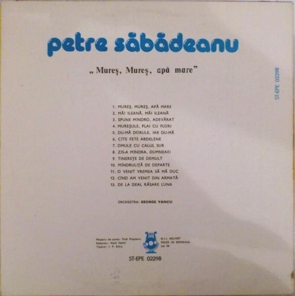 Petre Săbădeanu - Mureș, Mureș, Apă Mare [2]