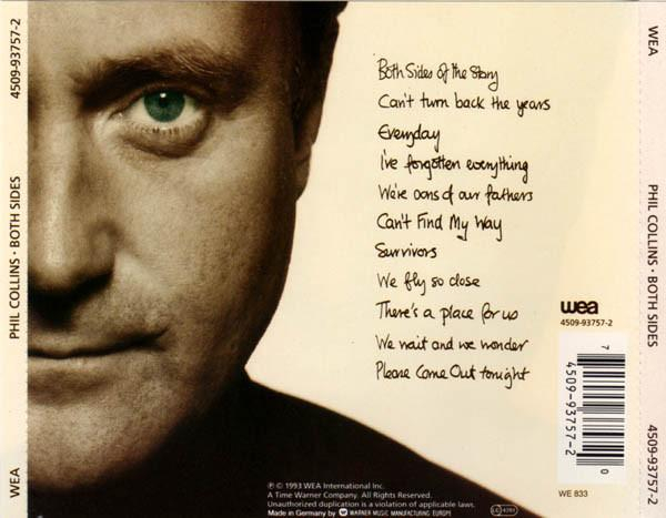 Phil Collins - Both Sides (CD) [2]