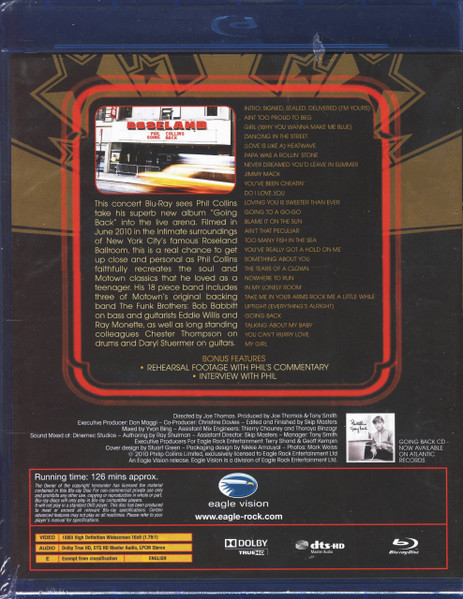 Phil Collins – Going Back: Live At Roseland Ballroom, NYC [2]