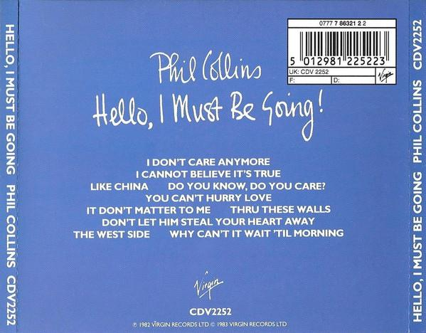 Phil Collins - Hello, I Must Be Going! (CD) [2]