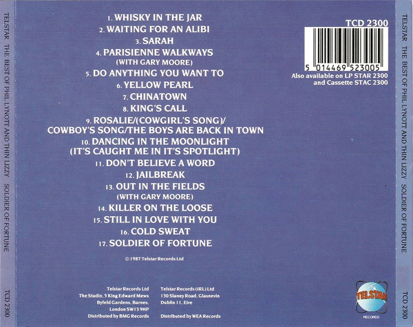 Phil Lynott - The Best Of - Soldier Of Fortune (CD) [2]