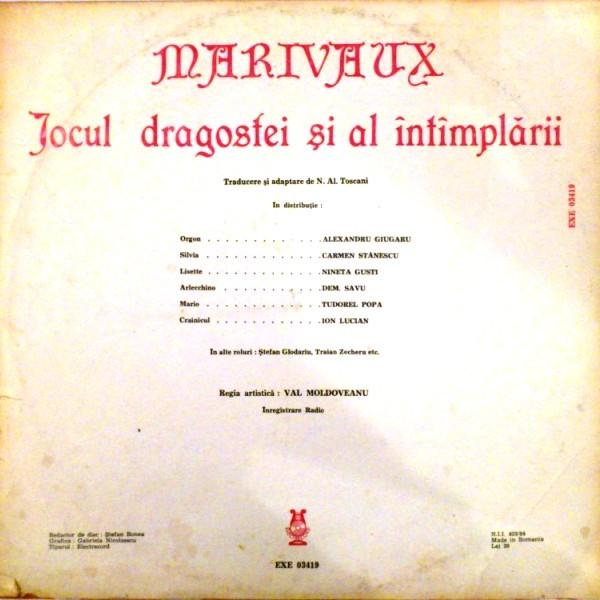 Pierre Carlet De Chamblain De Marivaux - Jocul Dragostei Și Al Întîmplării [2]