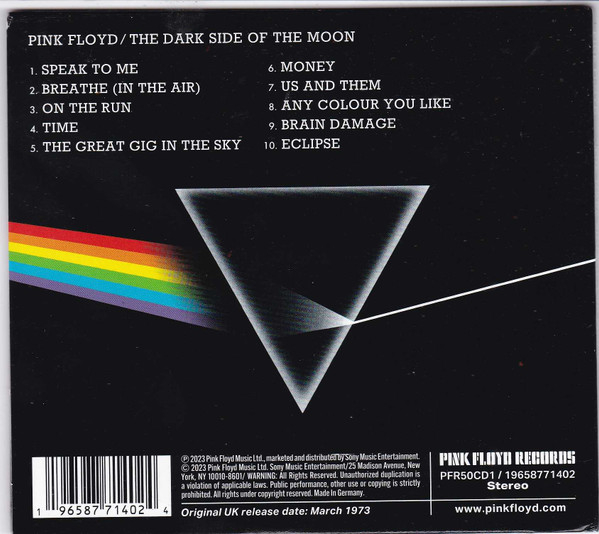 Pink Floyd- The Dark Side of the Moon CD (50th Anniversary) [2]