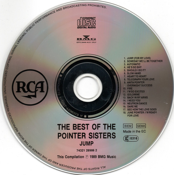Pointer Sisters - Jump - The Best Of The Pointer Sisters (CD) [2]