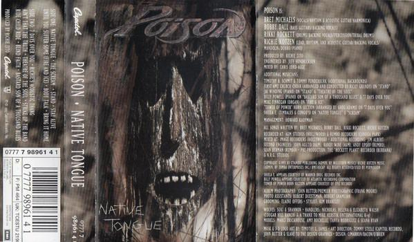 Poison - Native Tongue (Caseta Audio) [2]