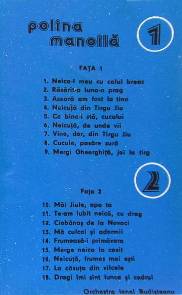 Polina Manoilă - Vino, Dor, Din Tîrgu Jiu	 (Caseta Audio) [2]