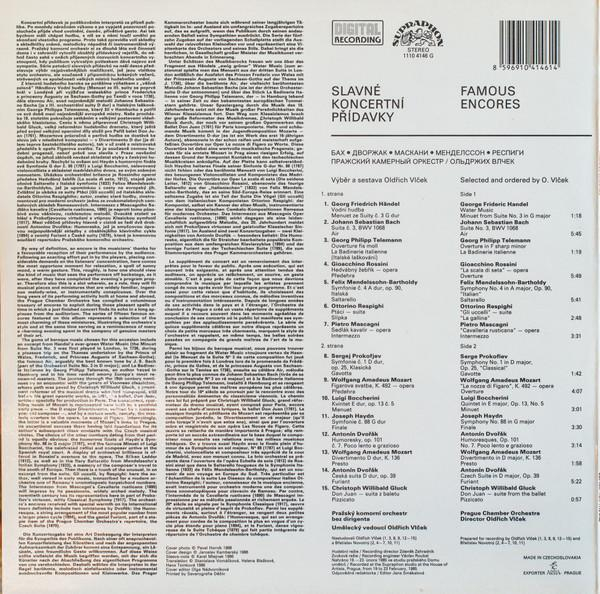 Prague Chamber Orchestra - Famous Encores [2]
