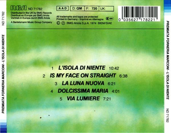 Premiata Forneria Marconi - L'Isola Di Niente [2]