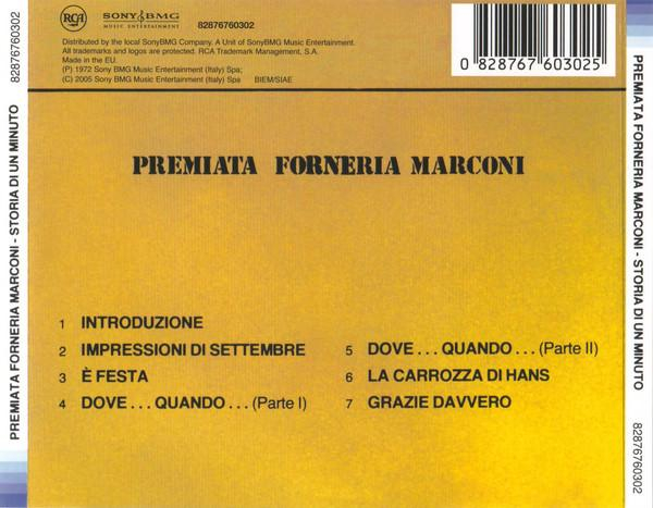 Premiata Forneria Marconi - Storia Di Un Minuto, (CD) [2]