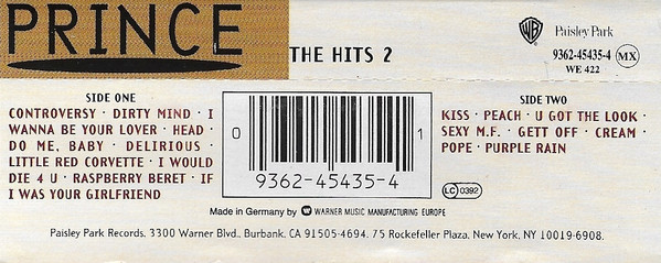 Prince - The Hits 2 (Caseta Audio) [2]