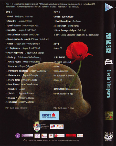 Pro Musica – 41 Live In Timișoara (DVD) [2]
